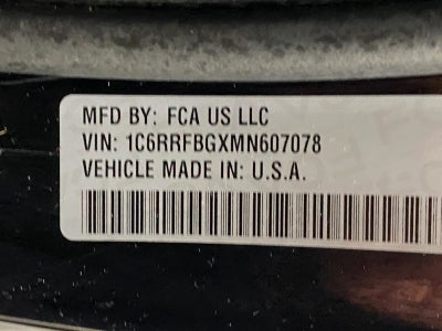 2021 RAM 1500 Big Horn 4x4 Quad Cab 6'4 Box