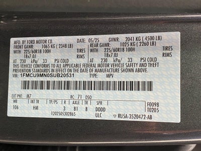 2025 Ford Escape ST-Line AWD