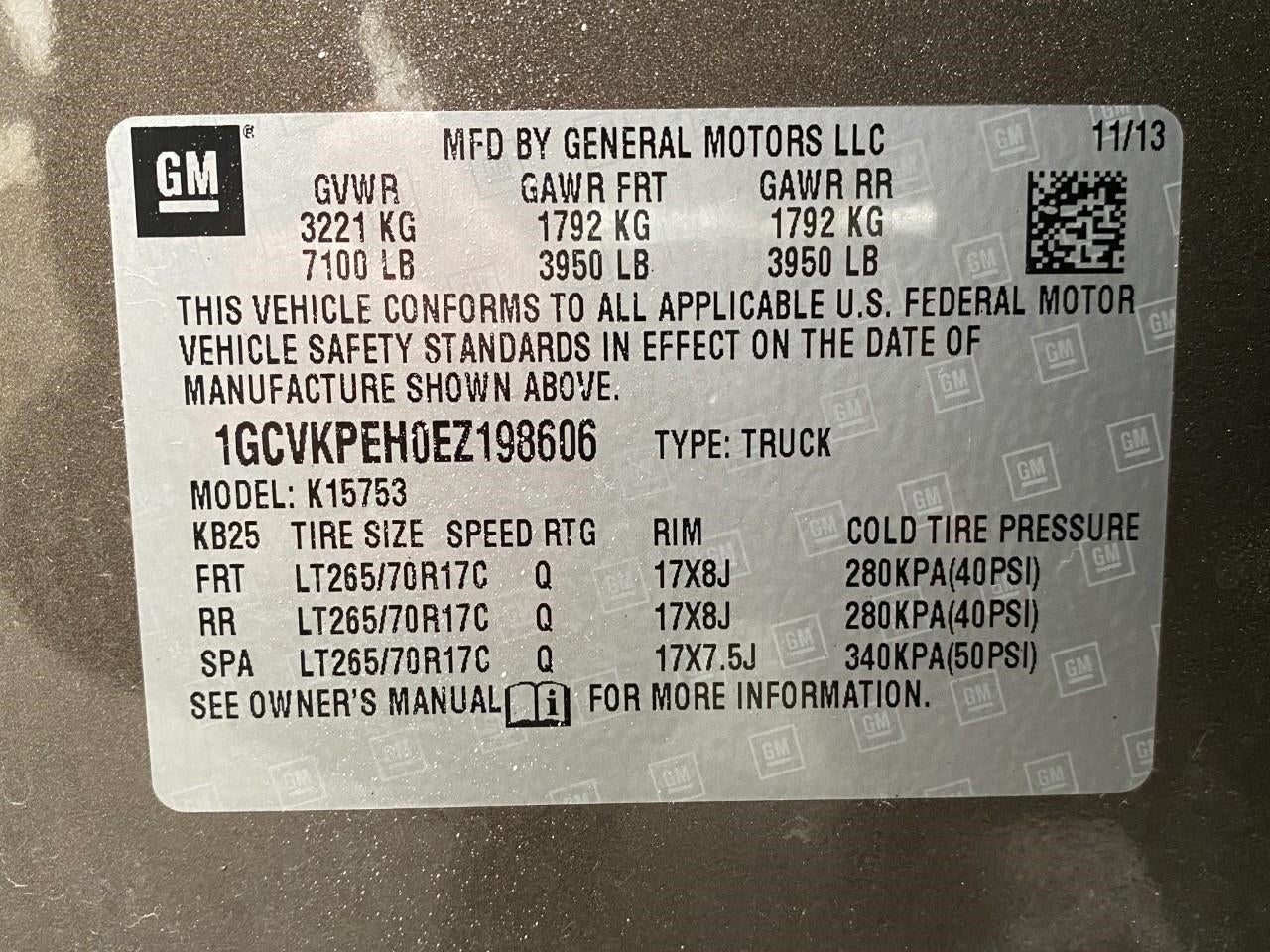 2014 Chevrolet Silverado 1500 4WD Double Cab 143.5 Work Truck w/1WT