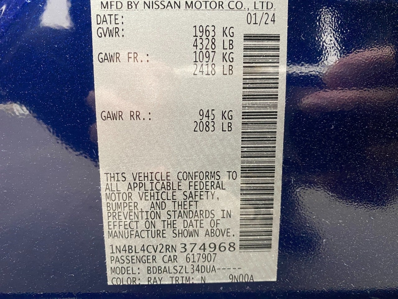 2024 Nissan Altima 2.5 SR Sedan