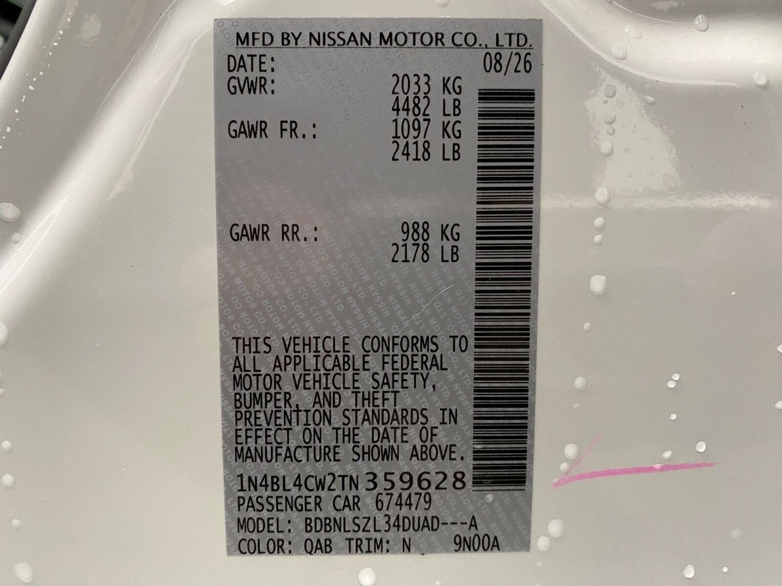 2026 Nissan Altima SR Midnight Edition®