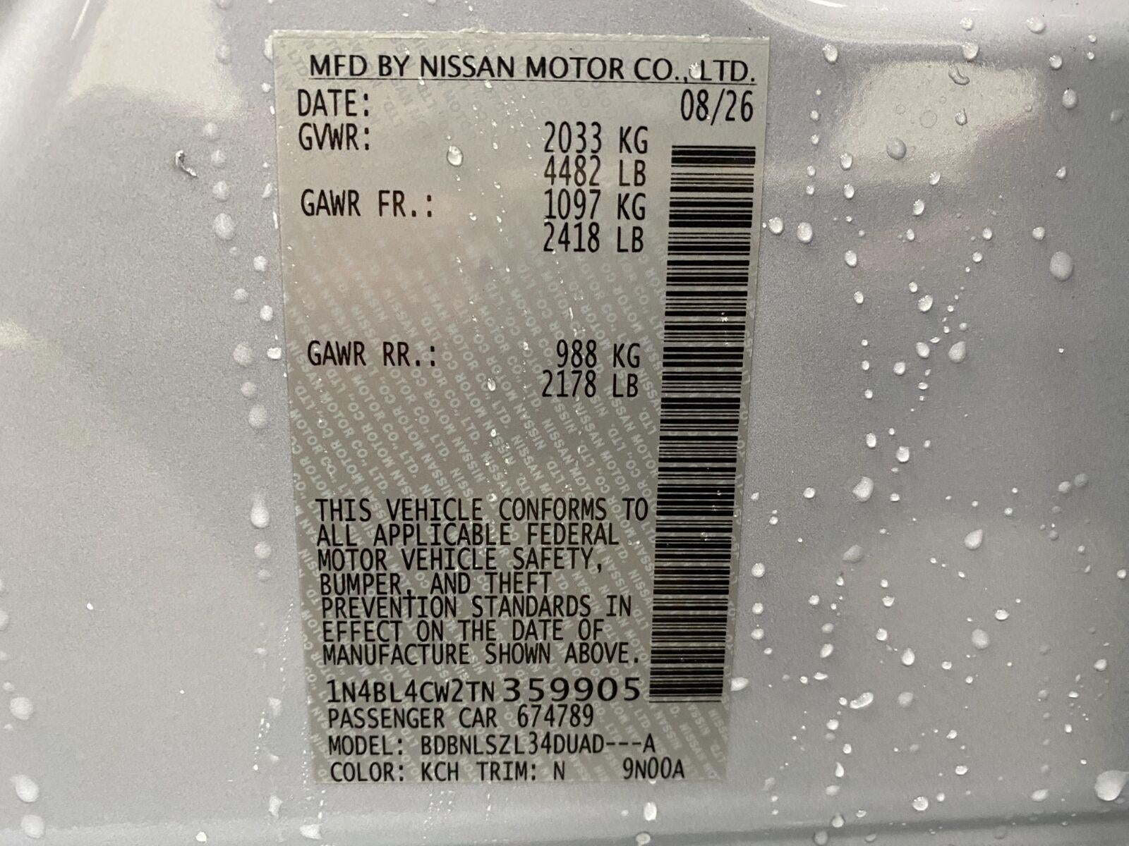 2026 Nissan Altima SR Midnight Edition®