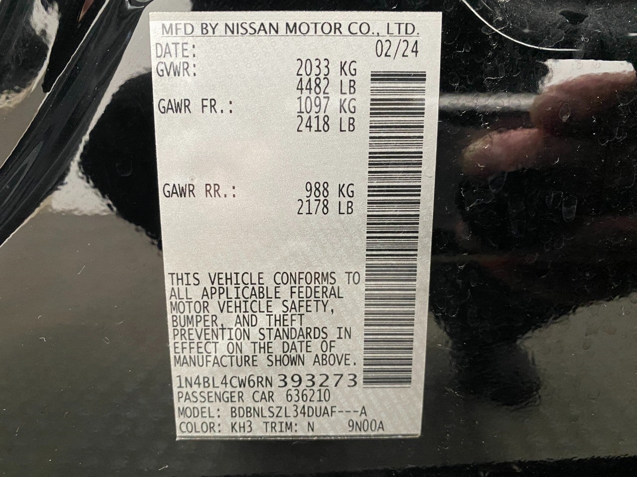 2024 Nissan Altima SR