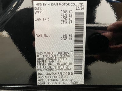 2025 Nissan Altima SV