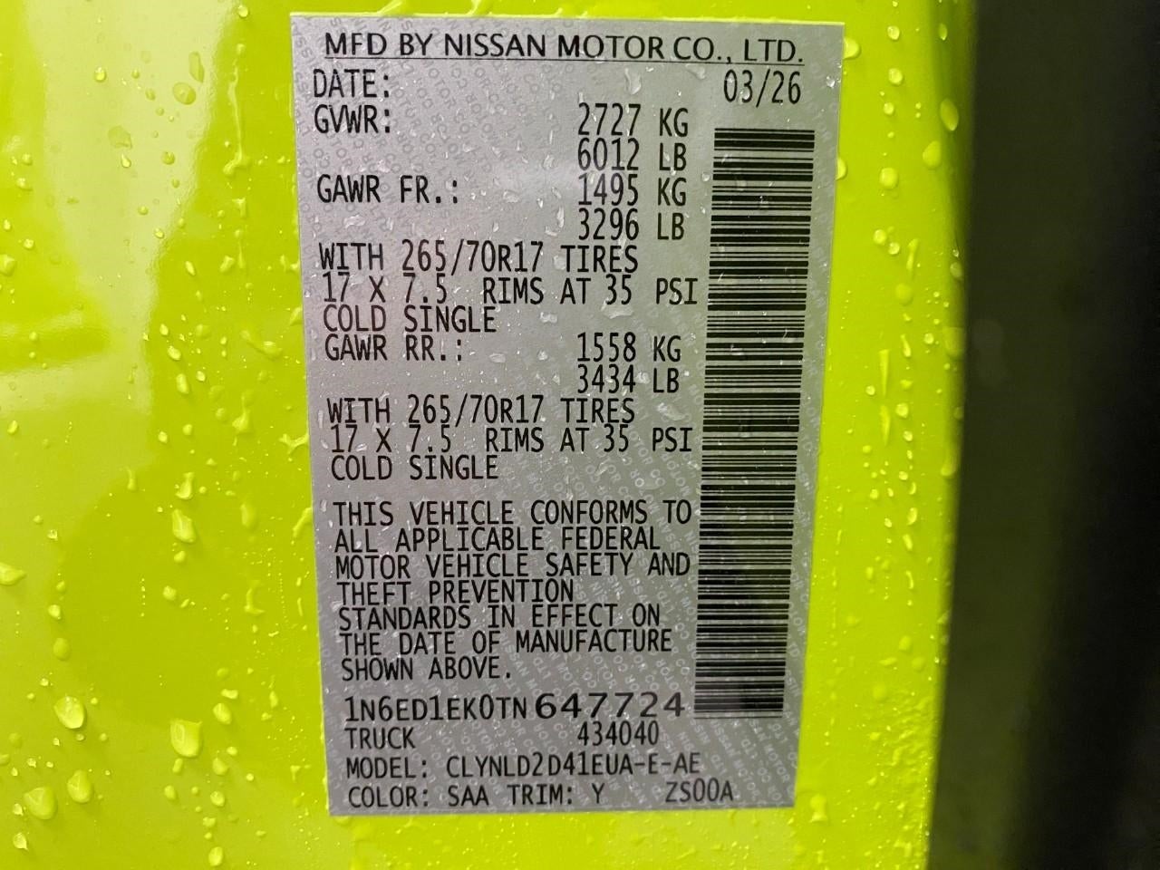 2026 Nissan Frontier Crew Cab PRO-4X®