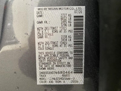 2026 Nissan Frontier Crew Cab PRO-4X®
