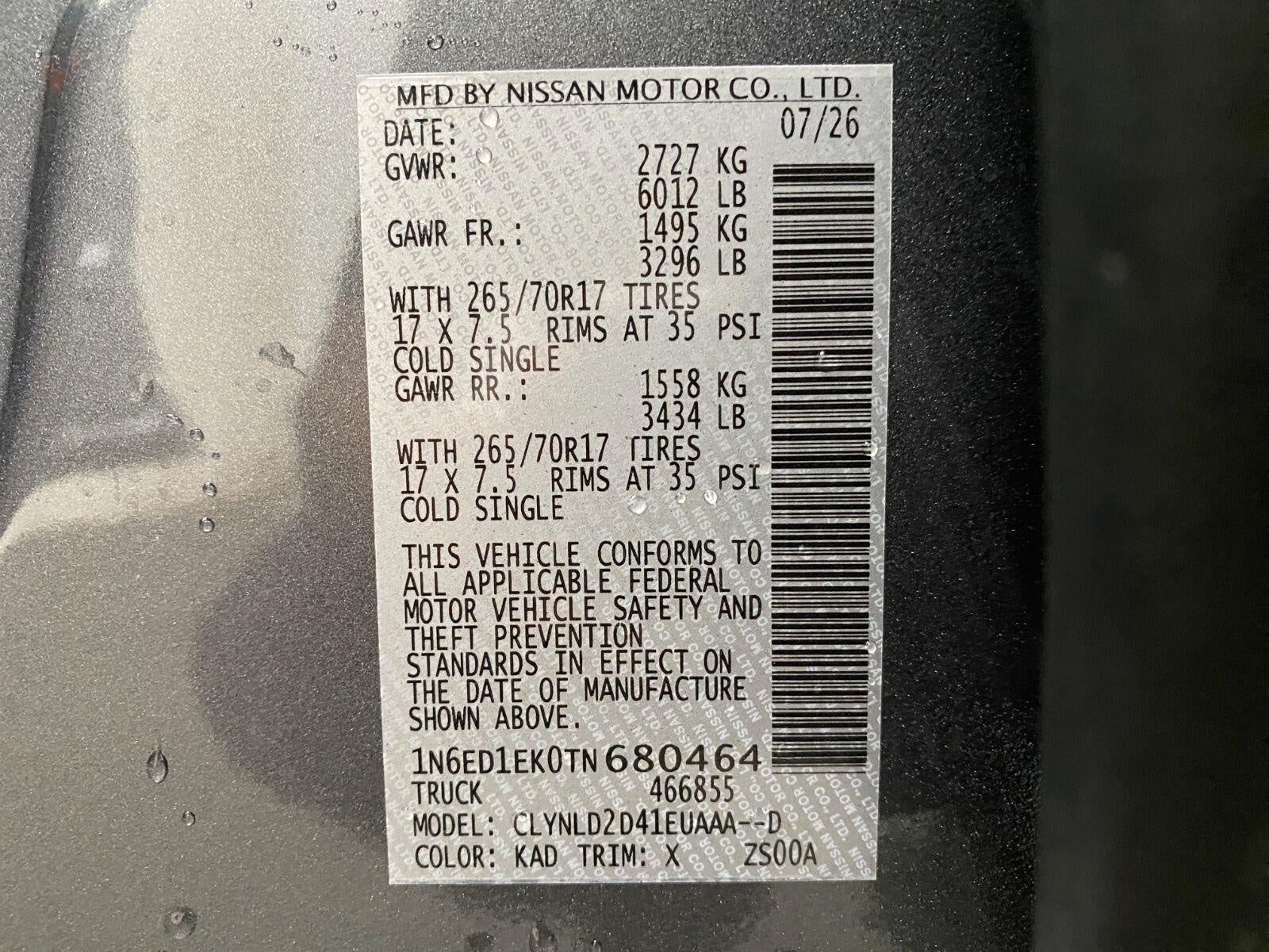 2026 Nissan Frontier Crew Cab PRO-4X®