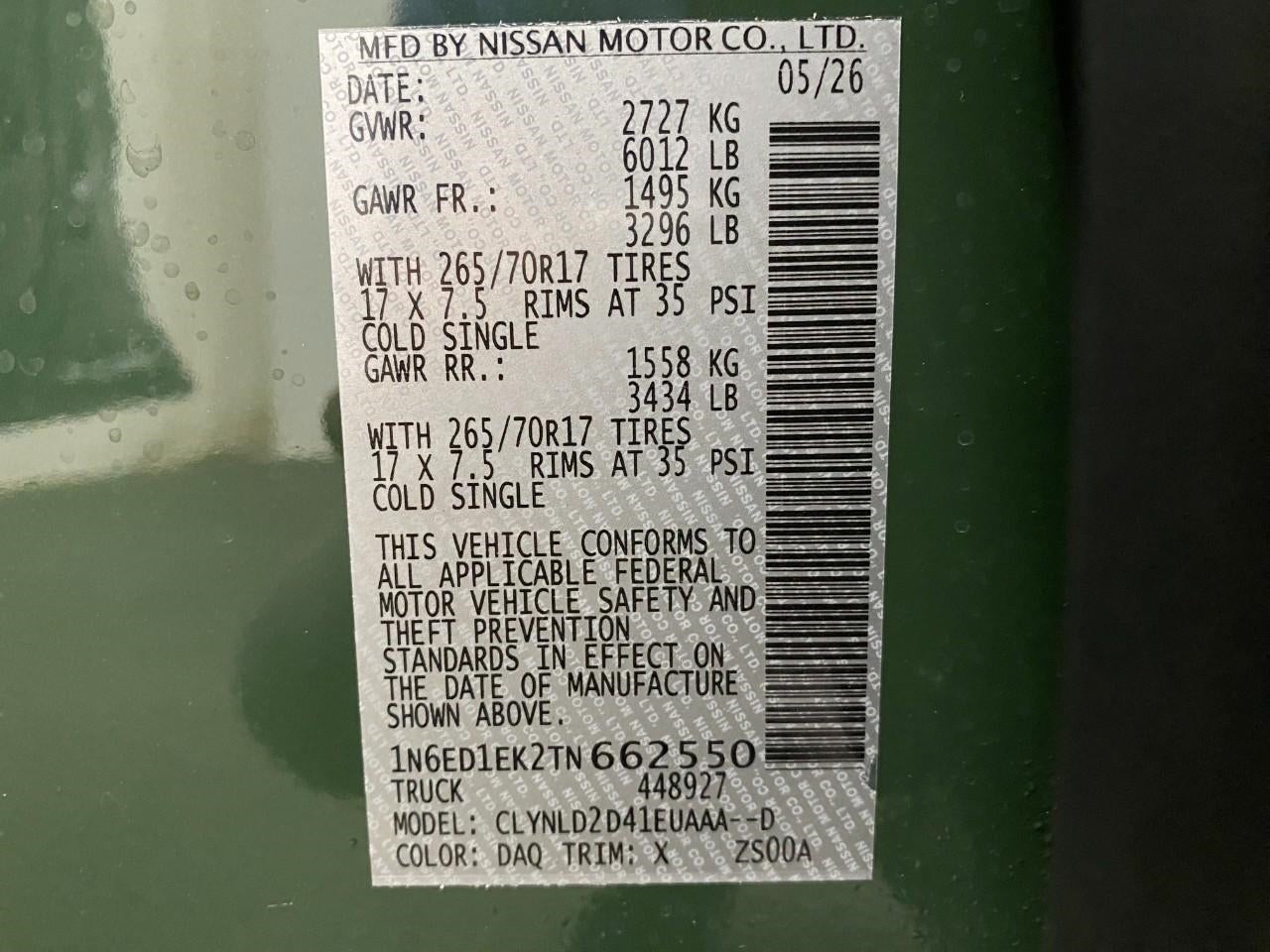2026 Nissan Frontier Crew Cab PRO-4X®