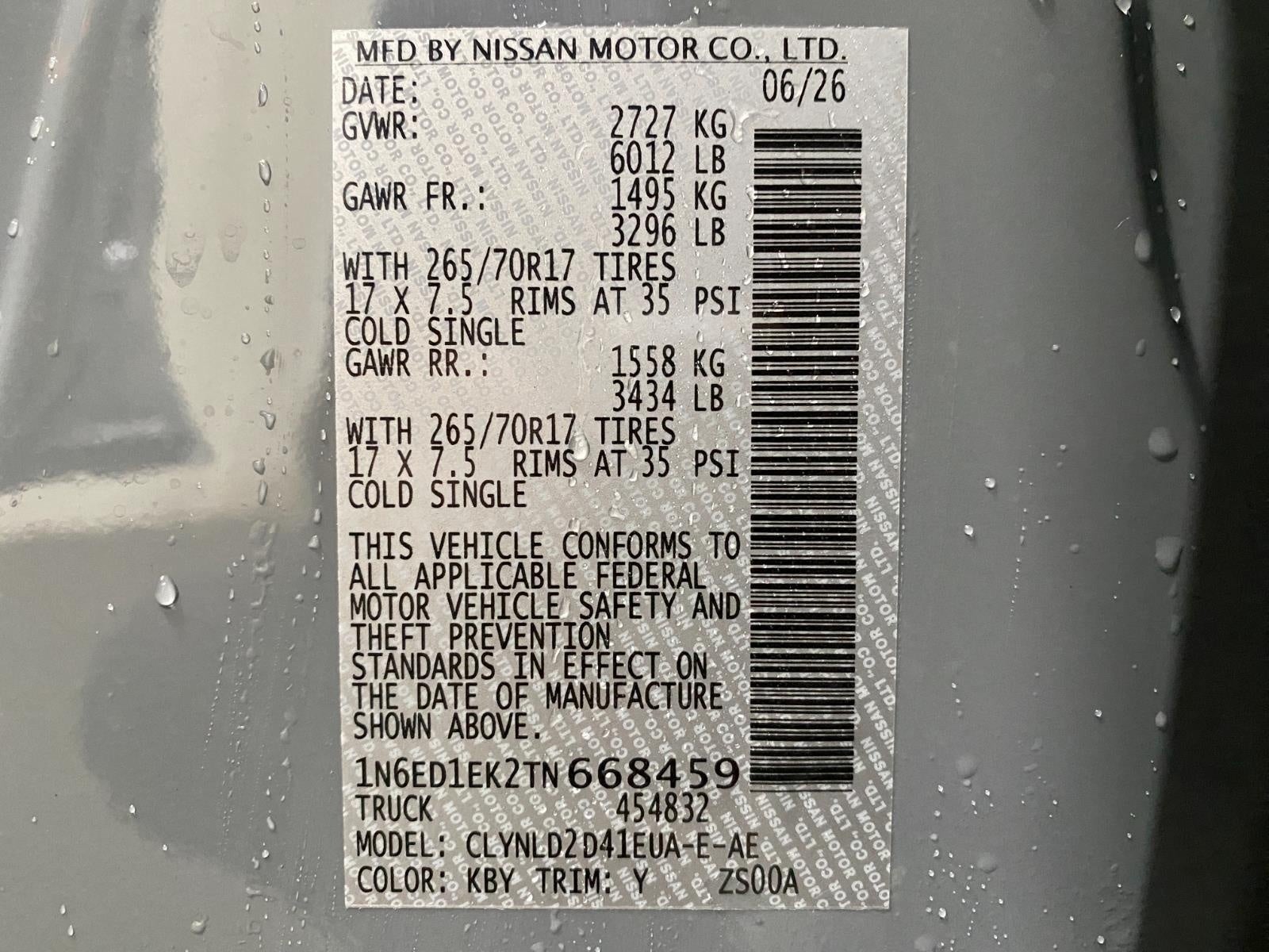 2026 Nissan Frontier Crew Cab PRO-4X®