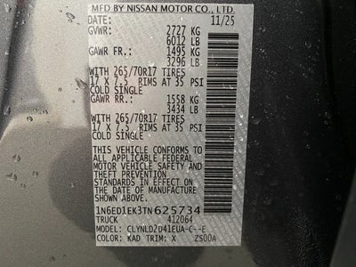 2026 Nissan Frontier Crew Cab PRO-4X®