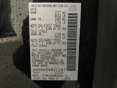 2026 Nissan Frontier Crew Cab SV