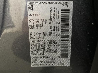 2026 Nissan Frontier Crew Cab PRO-4X®