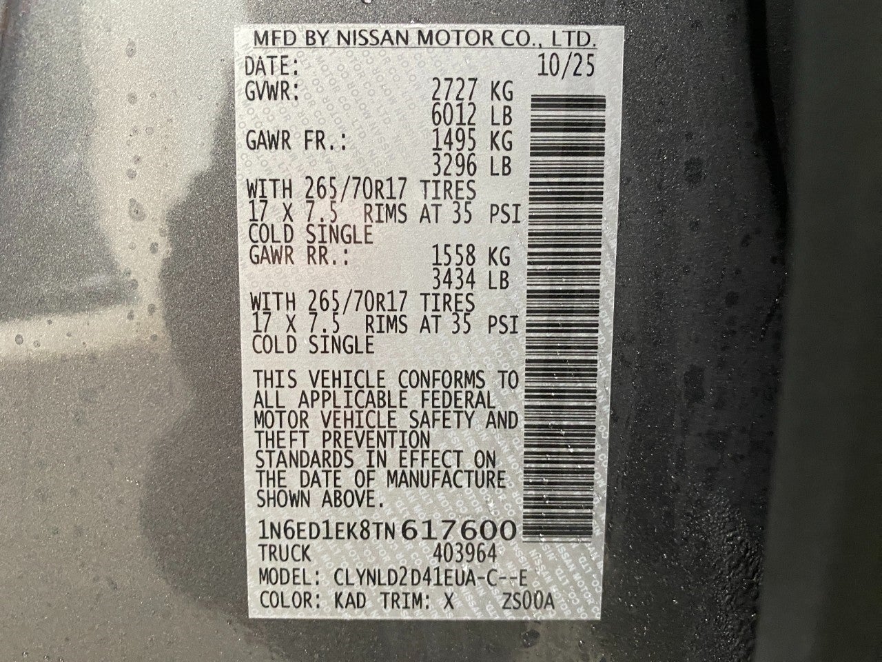 2026 Nissan Frontier Crew Cab PRO-4X®