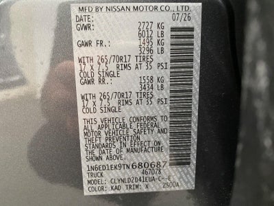 2026 Nissan Frontier Crew Cab PRO-4X®