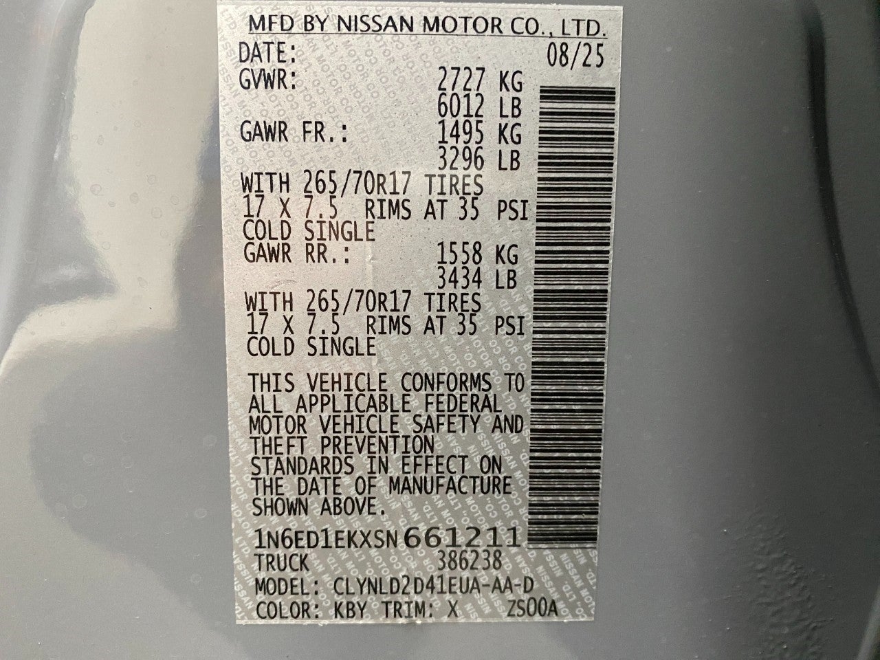 2025 Nissan Frontier Crew Cab PRO-4X®