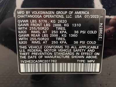 2024 Volkswagen Atlas Cross Sport 2.0T SE w/Technology 4MOTION