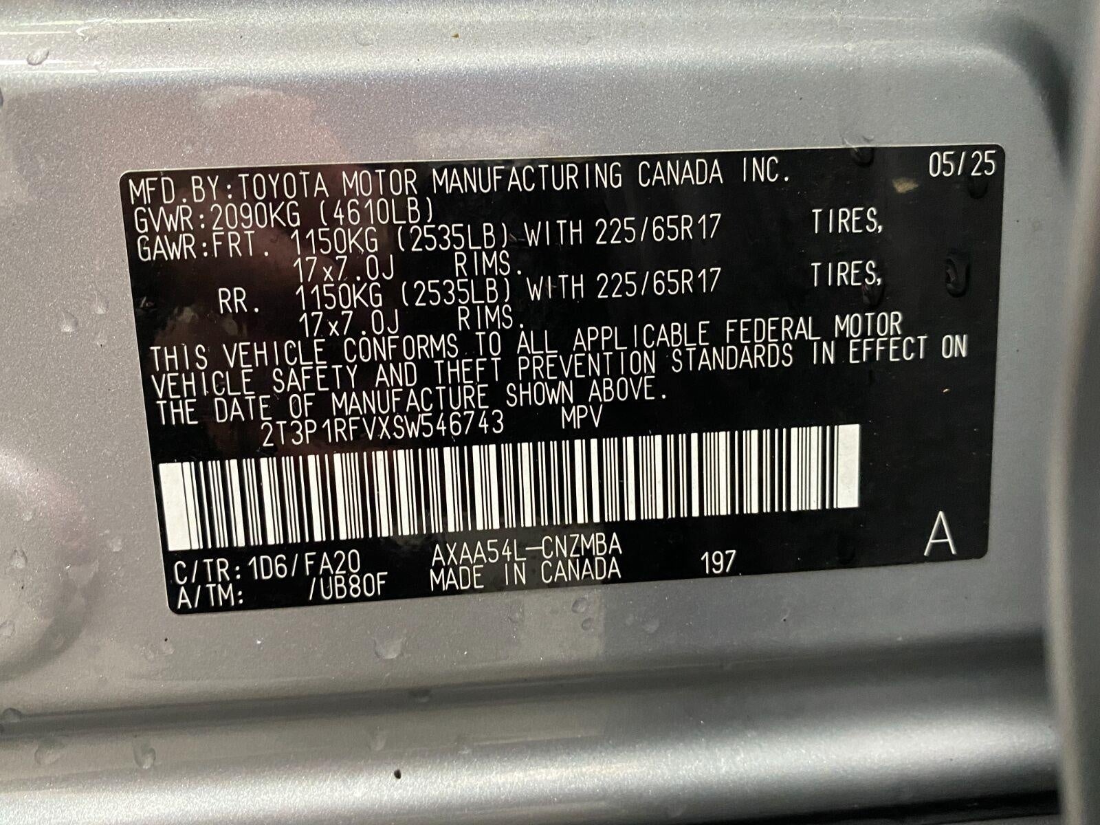 2025 Toyota RAV4 XLE AWD
