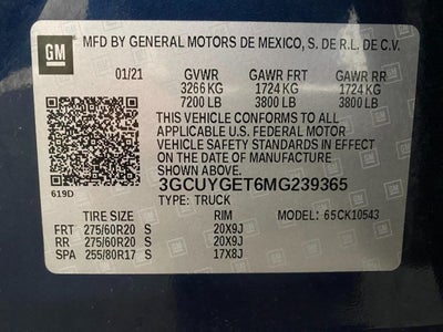 2021 Chevrolet Silverado 1500 4WD Crew Cab 147 LTZ