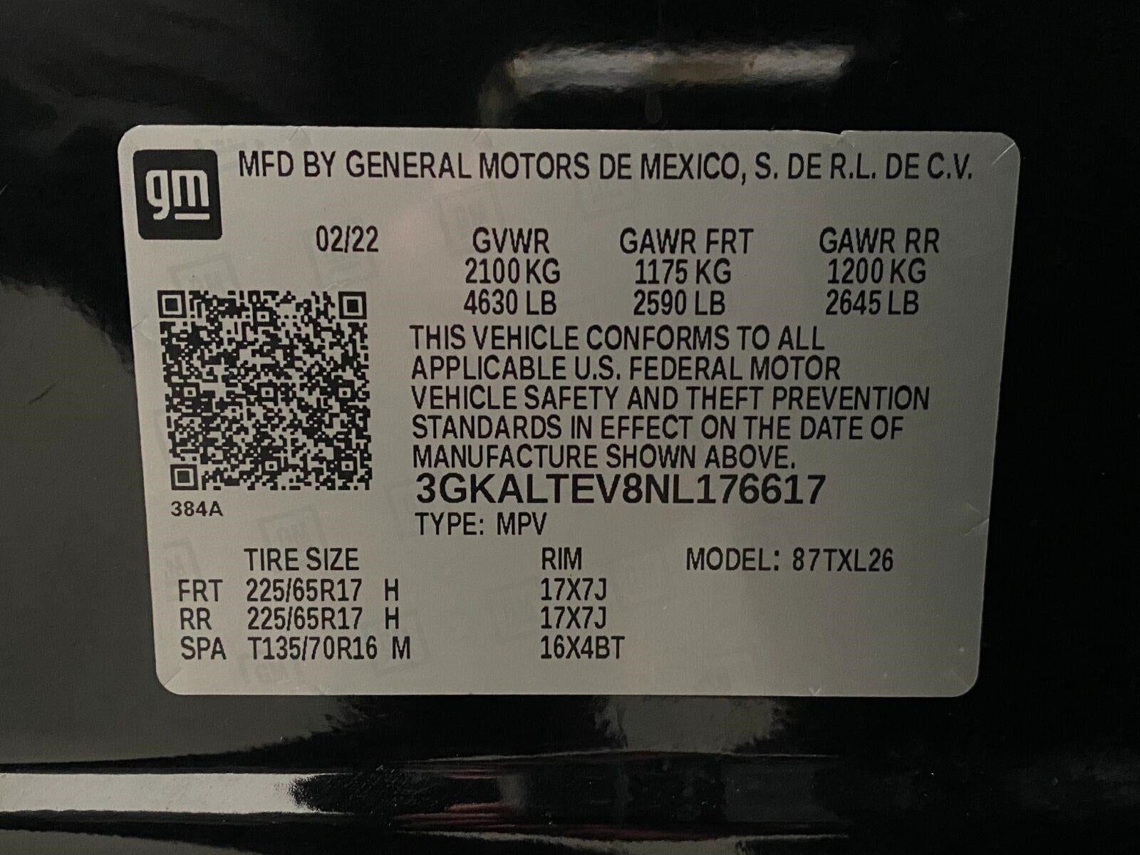 2022 GMC Terrain AWD 4dr SLE