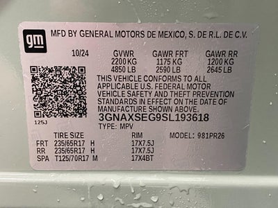 2025 Chevrolet Equinox AWD 4dr ACTIV w/KDZ