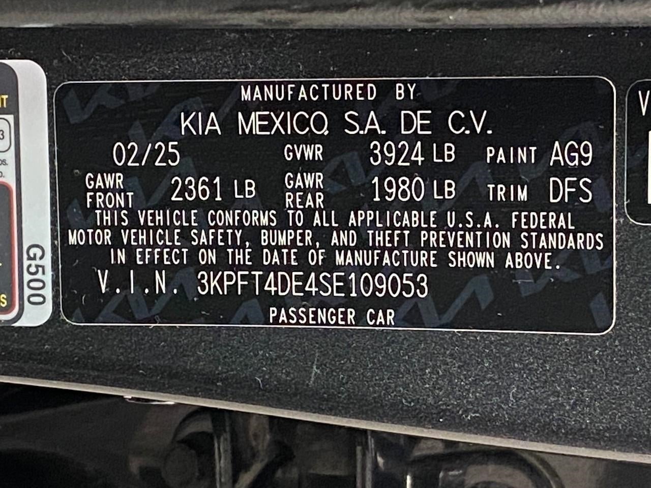 2025 Kia K4 LXS FWD
