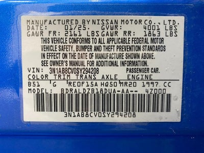 2025 Nissan Sentra SV