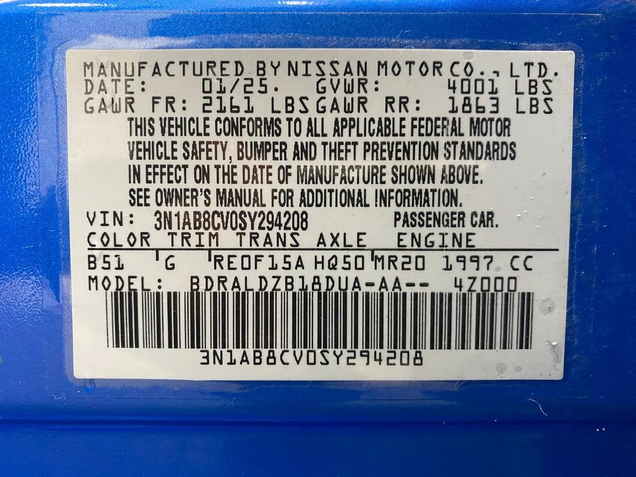 2025 Nissan Sentra SV