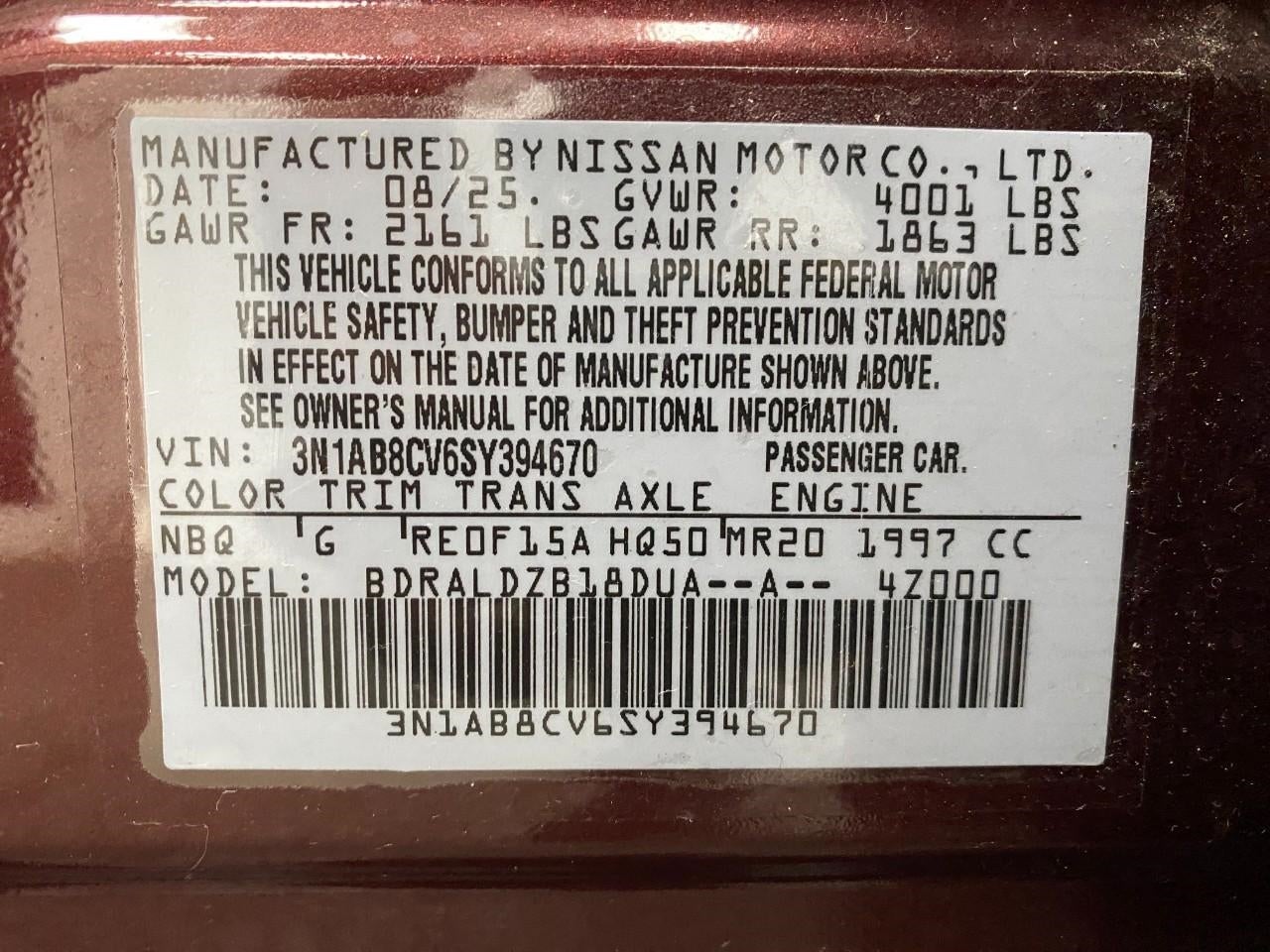 2025 Nissan Sentra SV