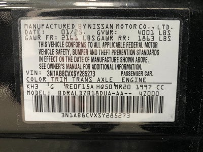 2025 Nissan Sentra SV