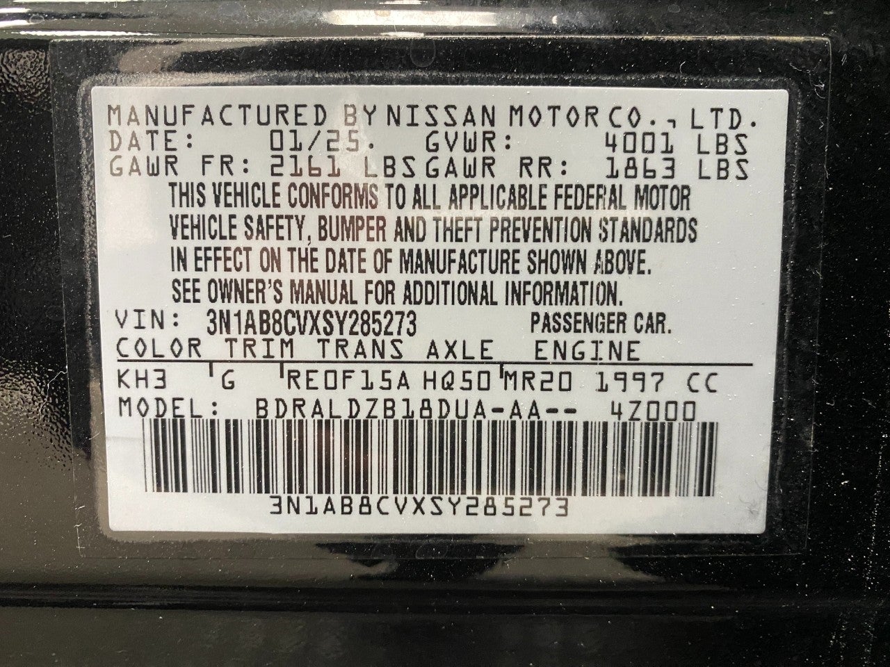 2025 Nissan Sentra SV