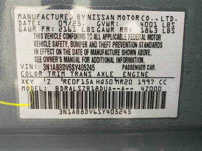 2025 Nissan Sentra SR