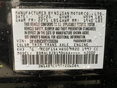 2026 Nissan Sentra SV