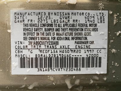 2026 Nissan Sentra SV