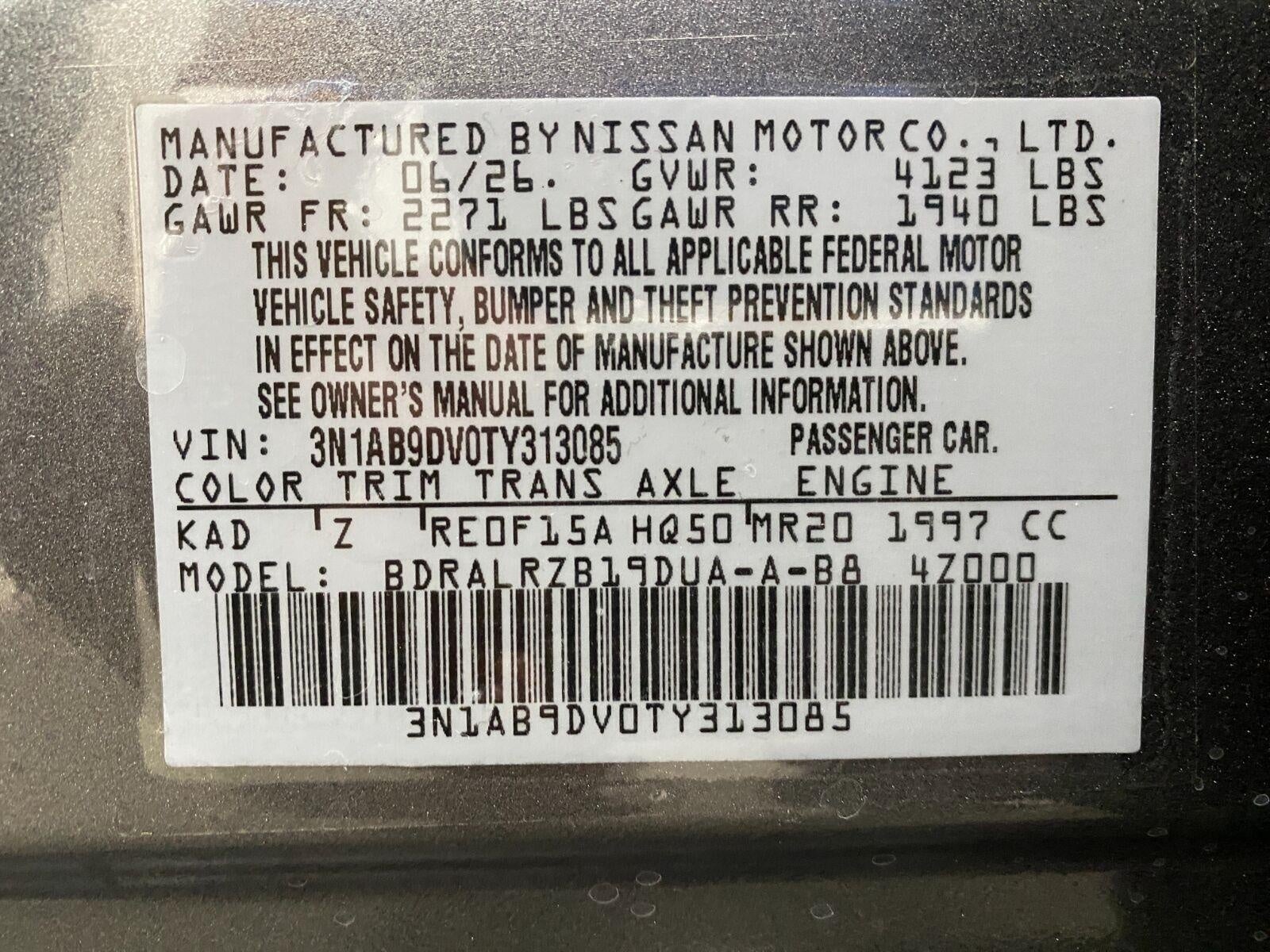 2026 Nissan Sentra SR