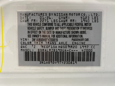 2026 Nissan Sentra SR