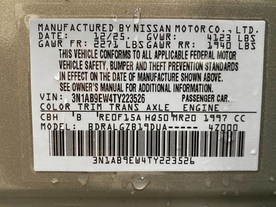 2026 Nissan Sentra SL