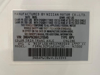 2027 Nissan Kicks SV