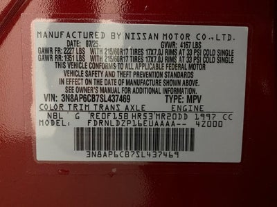 2025 Nissan Kicks SV