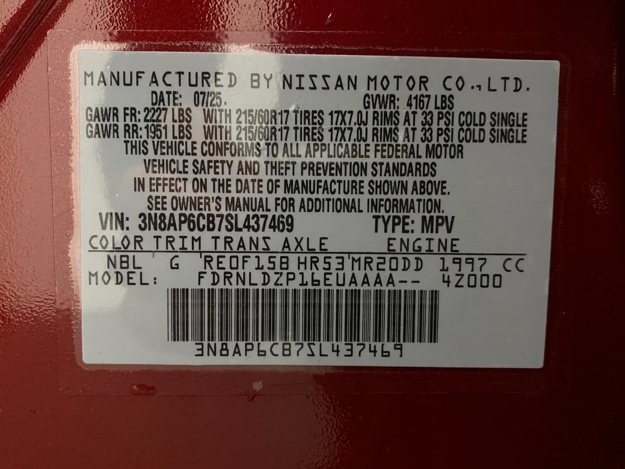 2025 Nissan Kicks SV
