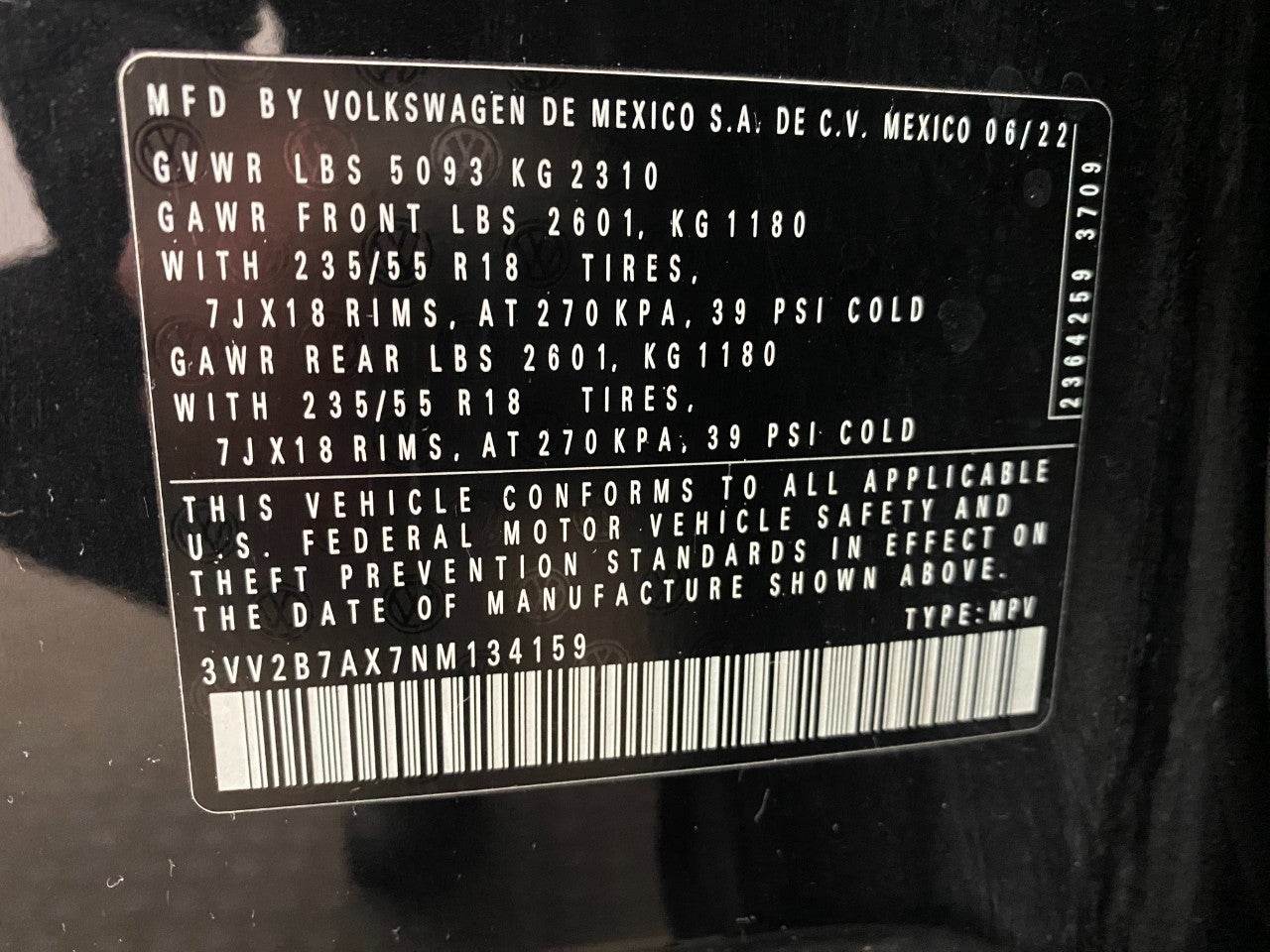 2022 Volkswagen Tiguan 2.0T SE 4MOTION