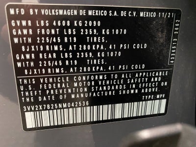 2022 Volkswagen Taos SEL 4MOTION