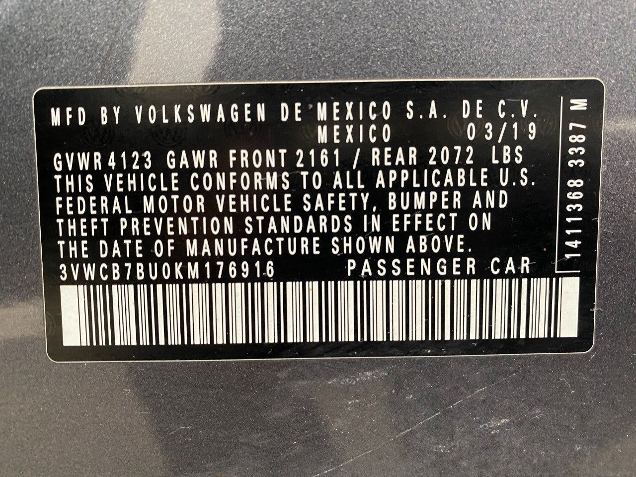 2019 Volkswagen Jetta SE Auto w/ULEV