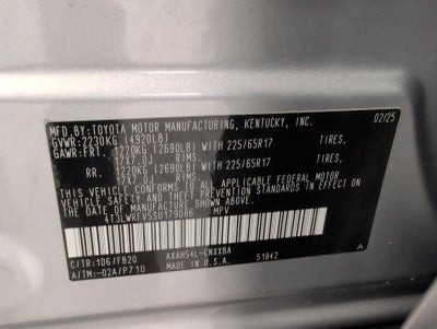 2025 Toyota RAV4 Hybrid LE AWD