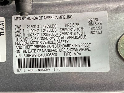 2020 Honda CR-V EX AWD