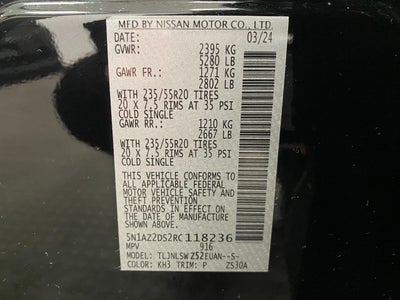 2024 Nissan Murano Platinum
