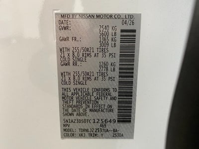 2026 Nissan Murano Platinum