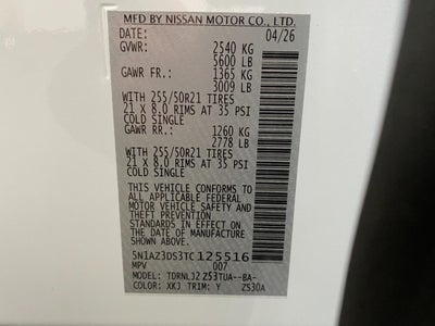 2026 Nissan Murano Platinum