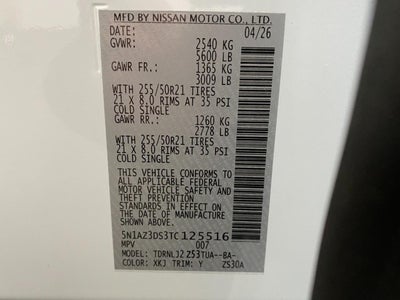 2026 Nissan Murano Platinum
