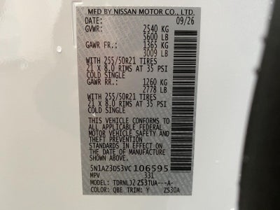 2027 Nissan Murano Platinum