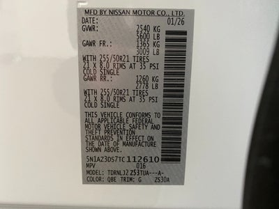 2026 Nissan Murano Platinum